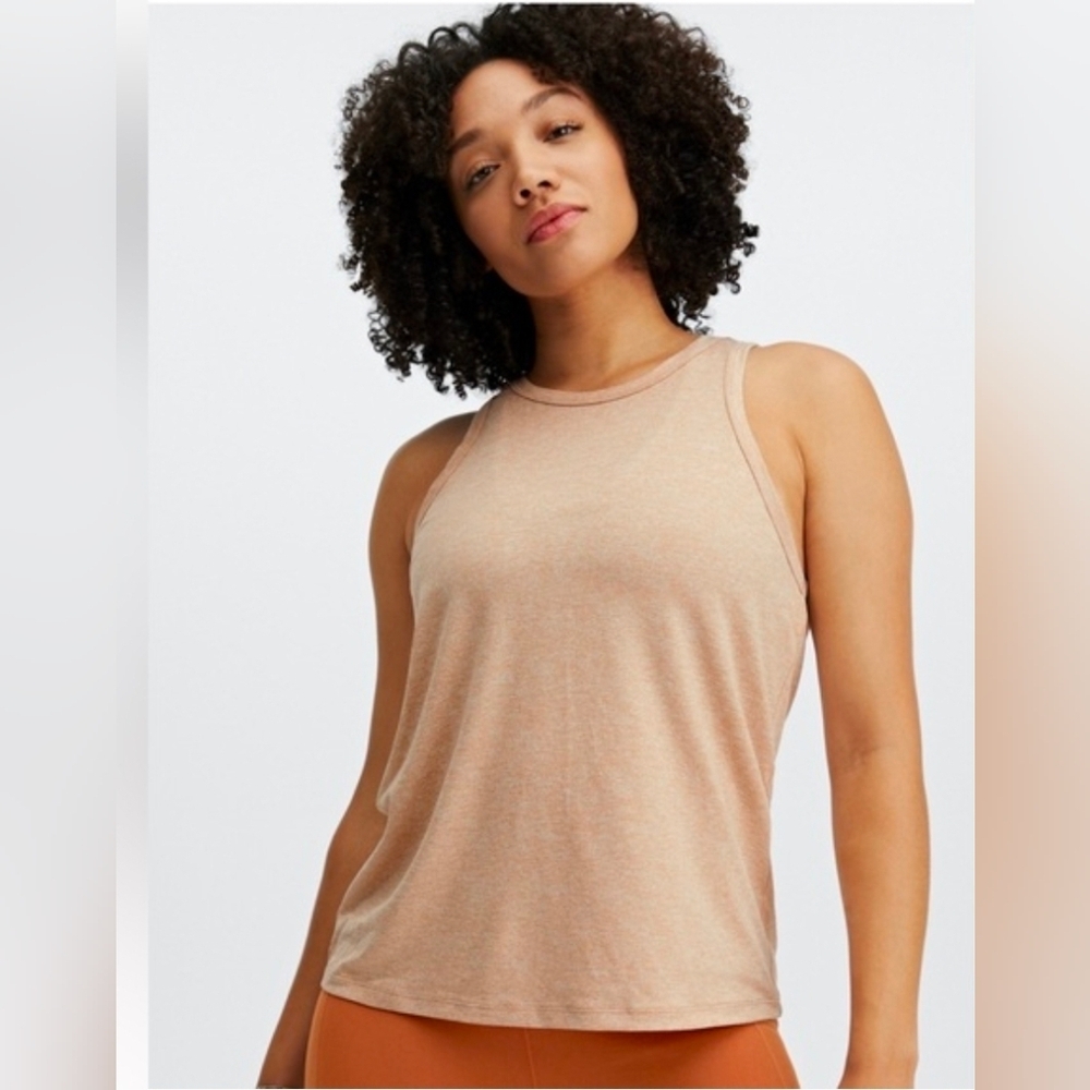 Fabletics Light Peach Tank Top Sz4X New With Tag